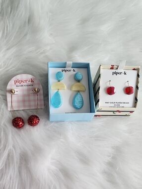 BIN Piper-k Earrings Winners Choice Choose 1 NWT In Box